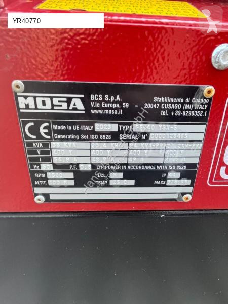 Materiaal voor de bouw Mosa GE 40 YSX