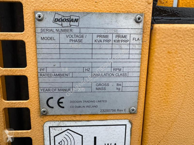 Matériel de chantier Doosan  G20