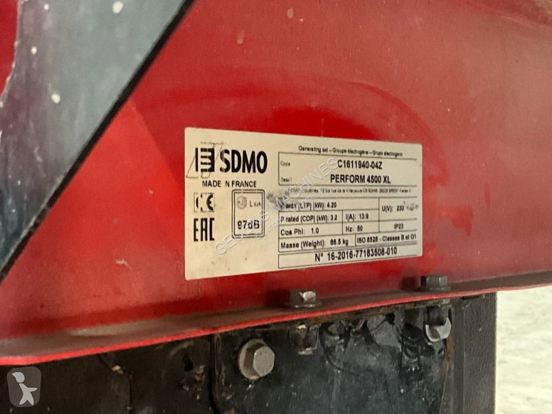 Vägbyggmaterial SDMO perform 4500 XL