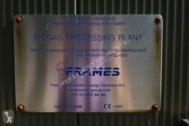 Materiaal voor de bouw  Biogas Processing Plant...