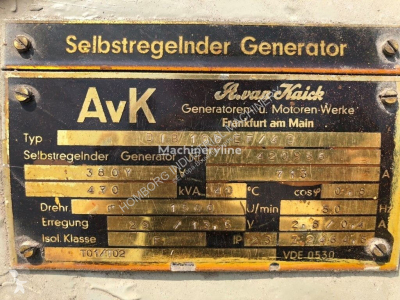 Materiaal voor de bouw MWM RHS 618 V16 AvK 470...