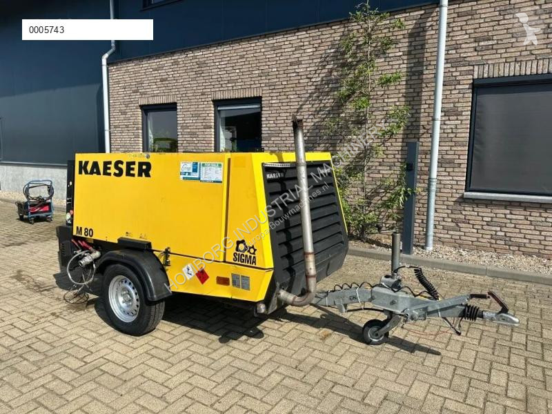 Materiaal voor de bouw Kaeser M80 Kubota 8.1 m3...