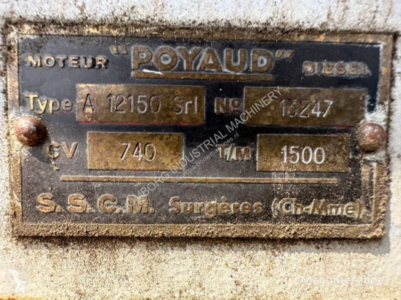 Entreprenørmaskiner Poyaud Poyaud Unelec 630...