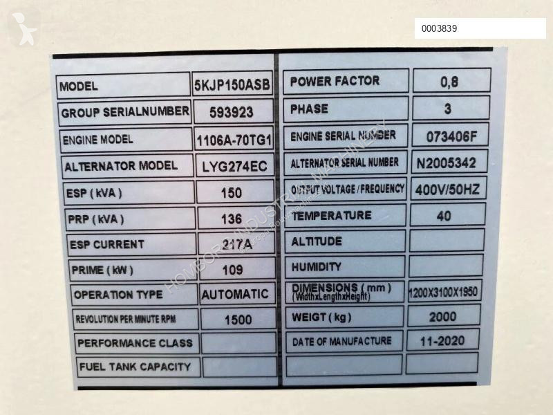 Materiaal voor de bouw Perkins 1106A-70TG1...