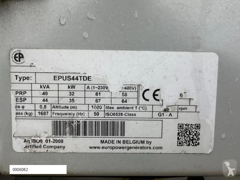 Material de obra Europower EPUS44TDE Kubota...