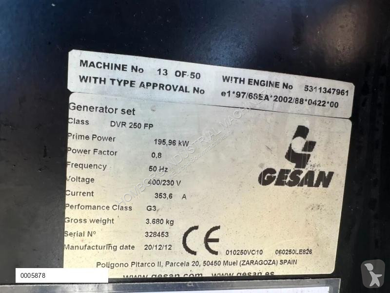 Materiaal voor de bouw Gesan DVR 250 Volvo...