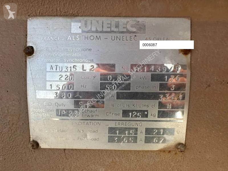Stavební vybavení MAN D2530 MTE unelec 220 kVA...