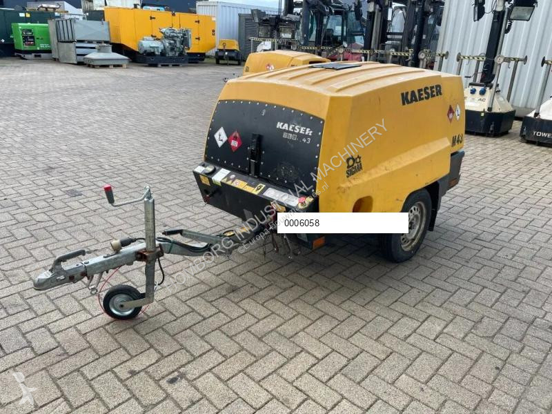 Materiaal voor de bouw Kaeser M43 Kubota 4,3 m3...
