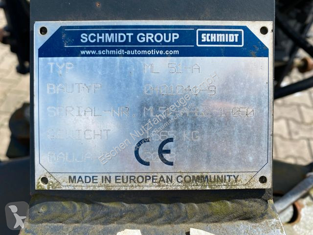 Udstyr til lastbiler  Schmidt Schneeräumschild...