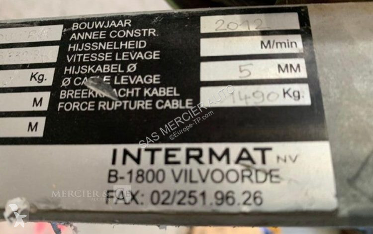 Materiaal voor de bouw  chevalet de treuil...