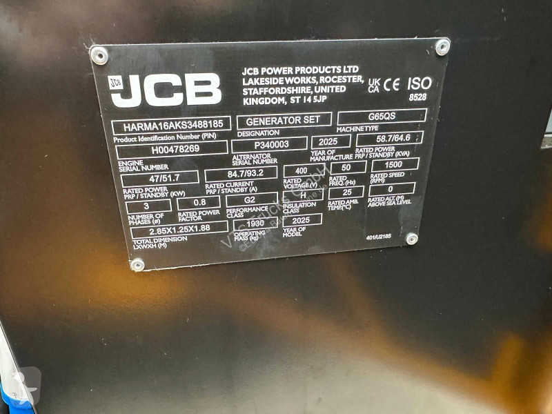 آلة لمواقع البناء JCB G65QS Baustellen...