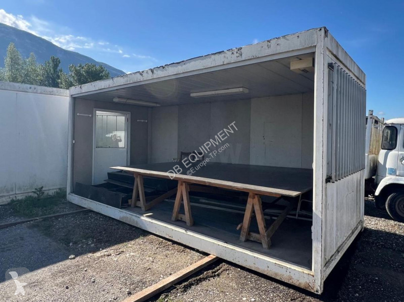 Entreprenørmaskiner   cabane de chantier double...