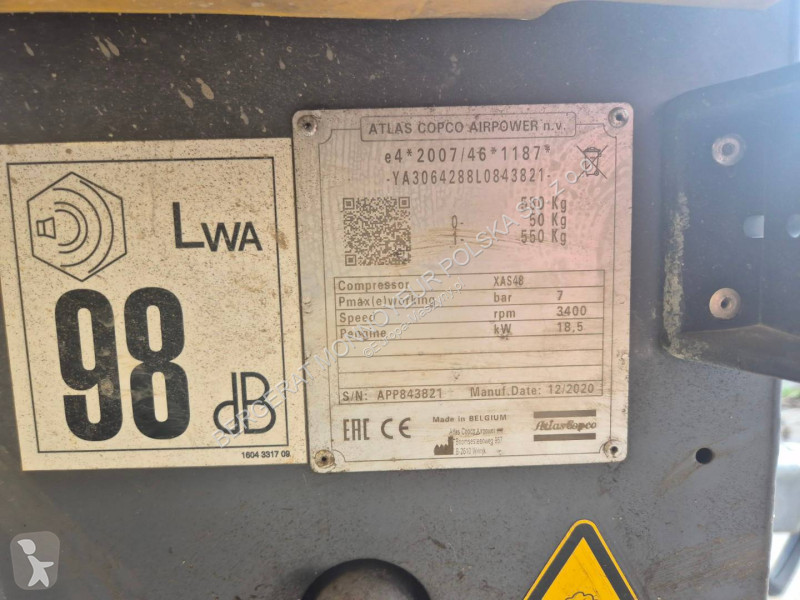 Vägbyggmaterial Atlas Copco XAS48