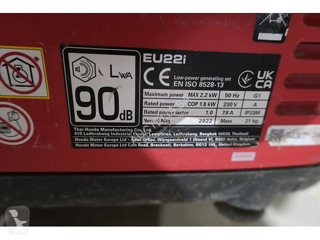 Stavebný stroj Honda EU22i
