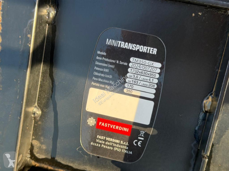 Matériel de chantier Fast Verdini MT350