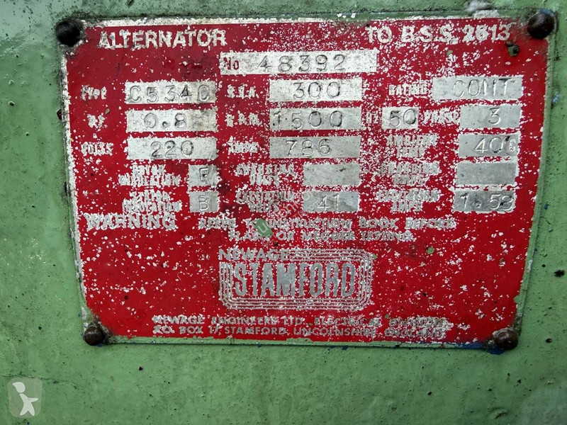 Matériel de chantier Stamford C534C