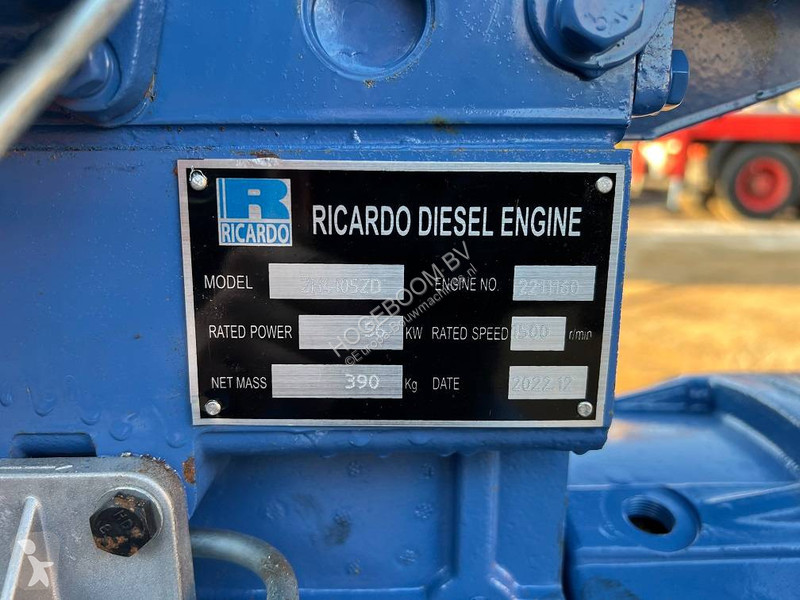 Entreprenørmaskiner Ricardo 50kva (40kw)...