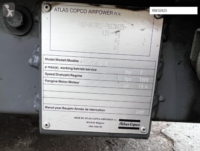 Entreprenørmaskiner Atlas Kompresor XAS47