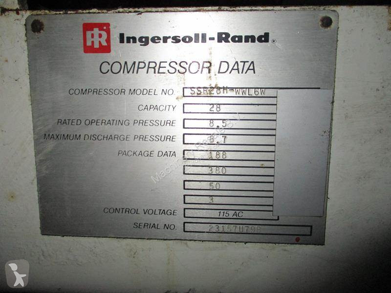 Material de obra Ingersoll rand SSR 2000 28H
