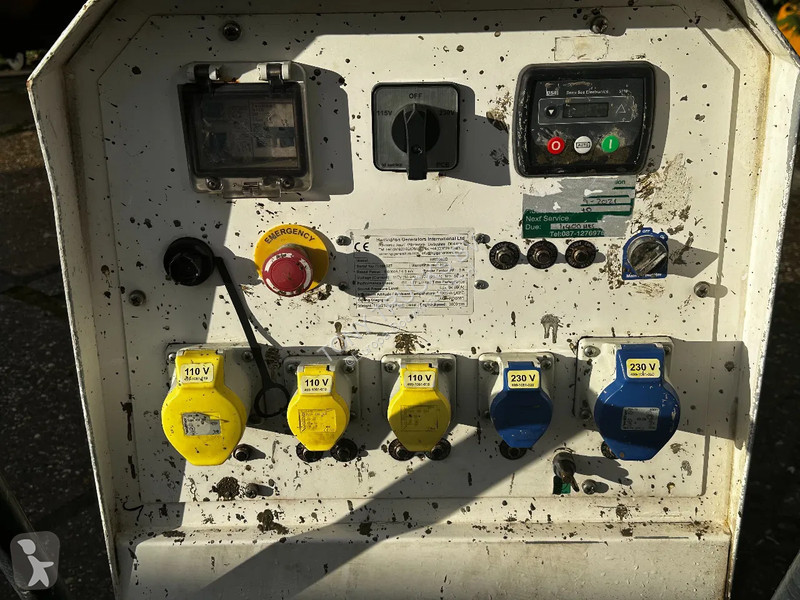 Stavebný stroj  HRD060D 6 KVA GENERATOR 110V+230V