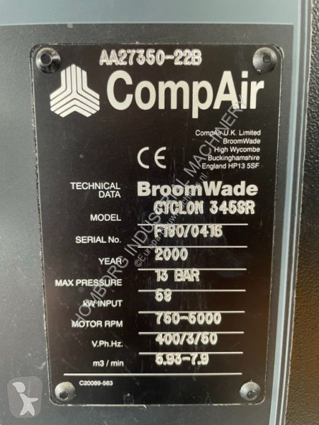 Materiaal voor de bouw Compair Cyclon 345 SR,...