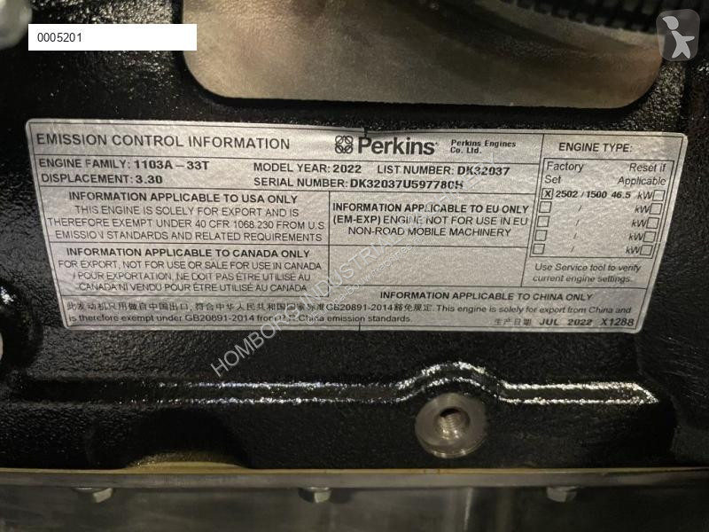 Materiaal voor de bouw Perkins 1103A-33T...