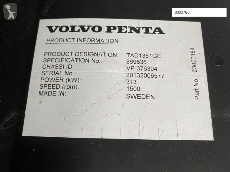 آلة لمواقع البناء Volvo 330 kVA TAD 1351 GE...