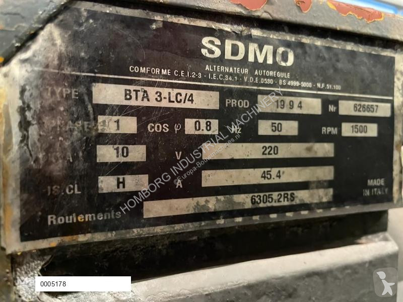 Entreprenørmaskiner Deutz F4M 1008 SDMO 10 kVA...