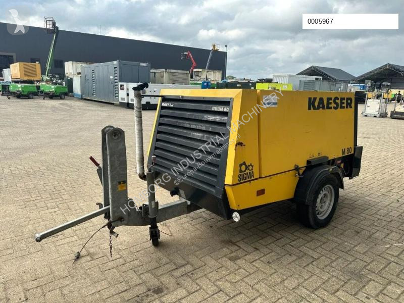 Entreprenørmaskiner Kaeser M80 Kubota 8.1 m3 /...