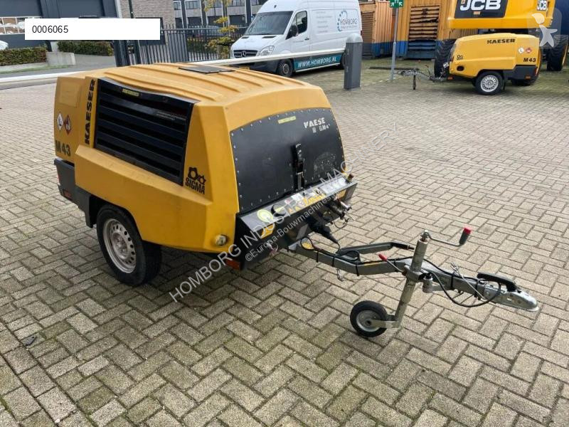 Materiaal voor de bouw Kaeser M43 Kubota 4,2 m3...