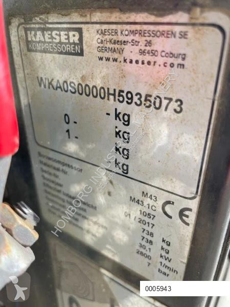 Materiaal voor de bouw Kaeser M43 Kubota 4,2 m3...