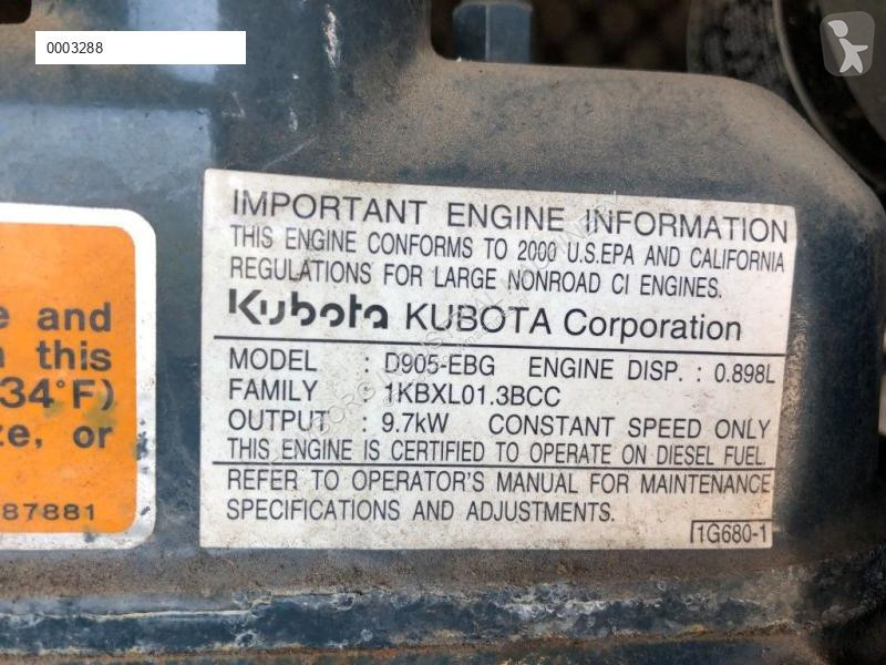 Vägbyggmaterial Terex Kubota Leroy Somer 7 kVA...