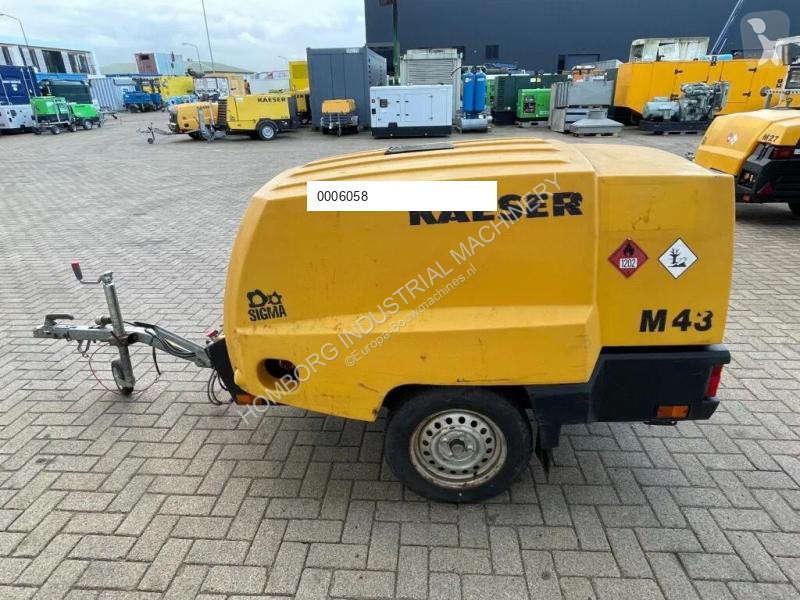 Materiaal voor de bouw Kaeser M43 Kubota 4,3 m3...