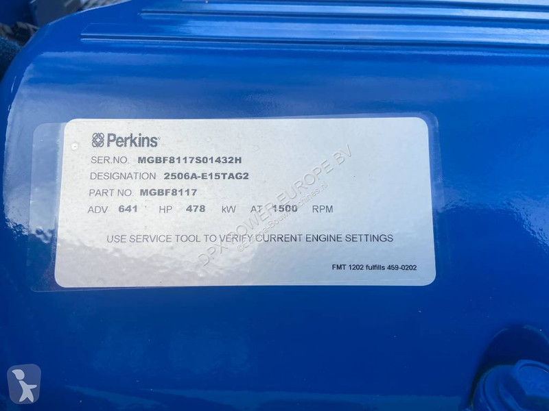 Material de obra FG Wilson P550-3 - 550 kVA...