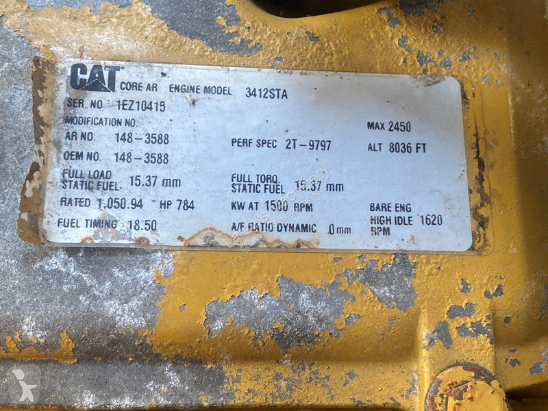 آلة لمواقع البناء Caterpillar 3412C 900 KVA 900 F