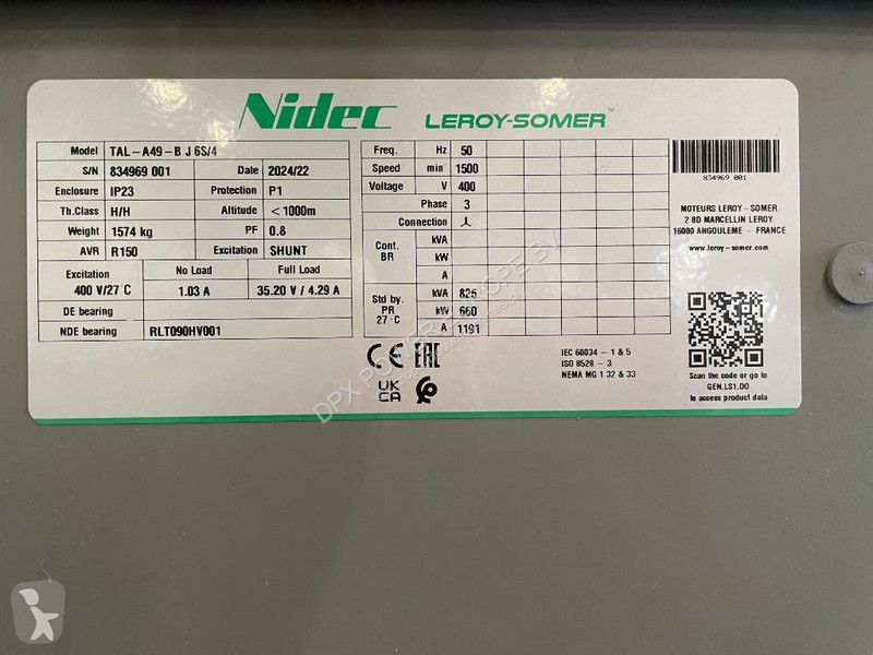 Stavebný stroj Leroy somer TAL-A49-B J 6S/4 -...