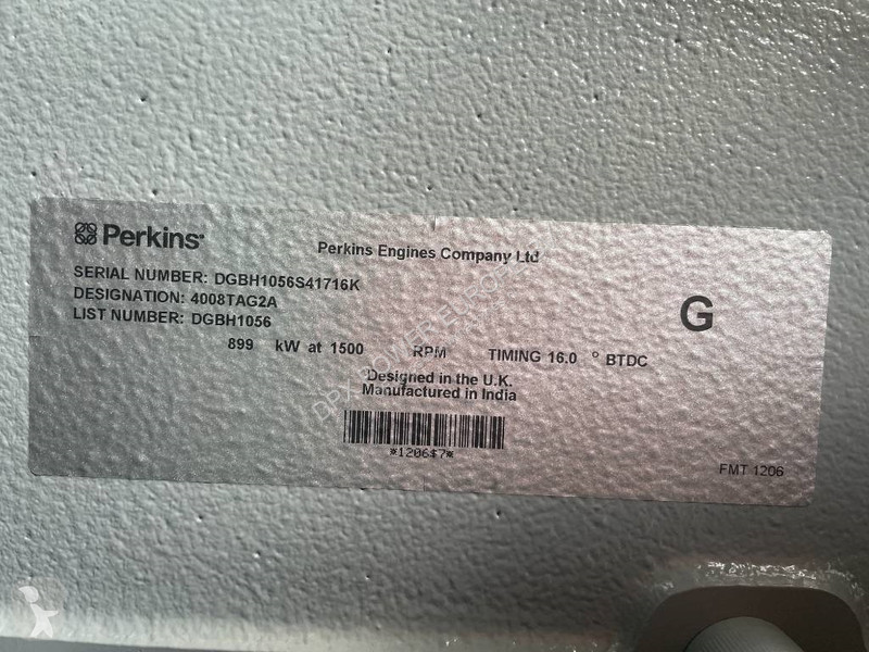 Строительное оборудование Perkins 4008TAG2A -...