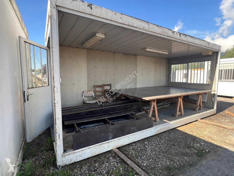 Entreprenørmaskiner   cabane de chantier double...