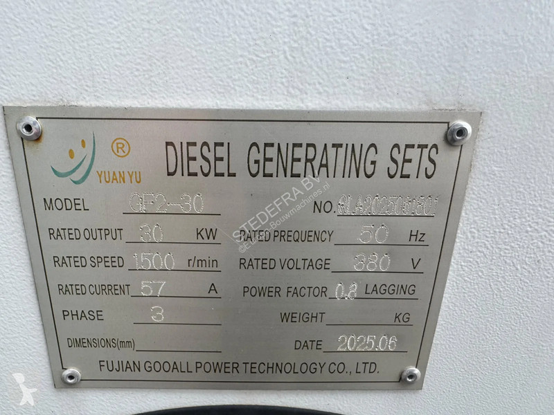 Stavebný stroj  GF2-30 , New Silent Diesel...