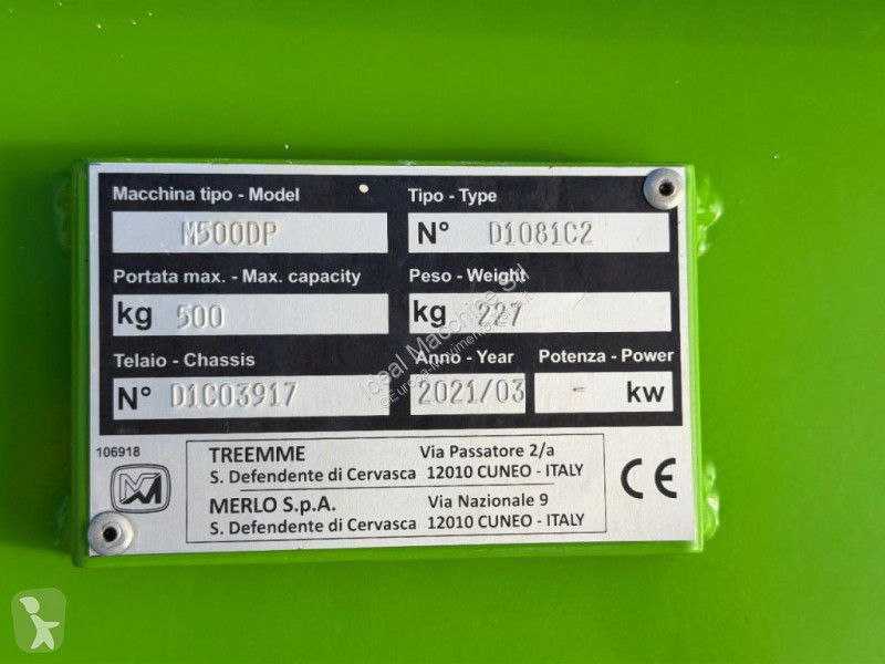 Matériel de chantier Merlo CINGO M500