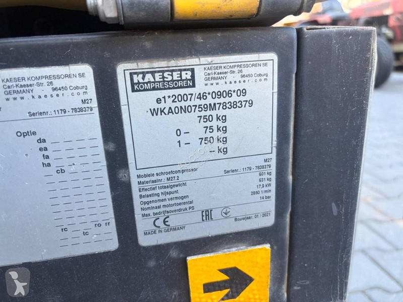Matériel de chantier Kaeser M27