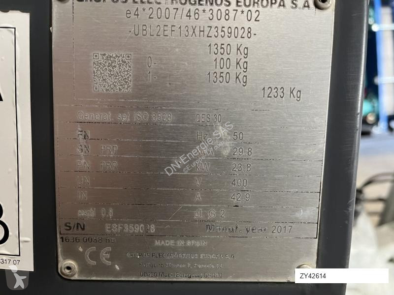 Matériel de chantier Atlas QES30 30 kVa