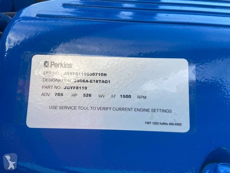 آلة لمواقع البناء FG Wilson P605-3 - 605 kVA...