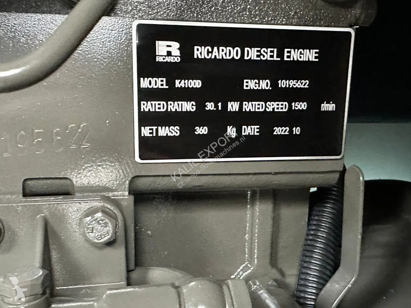 آلة لمواقع البناء Ricardo 30 KVA (24KW) Silent...