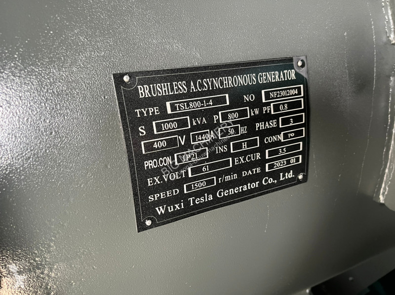 Materiaal voor de bouw  1000 KVA silent...