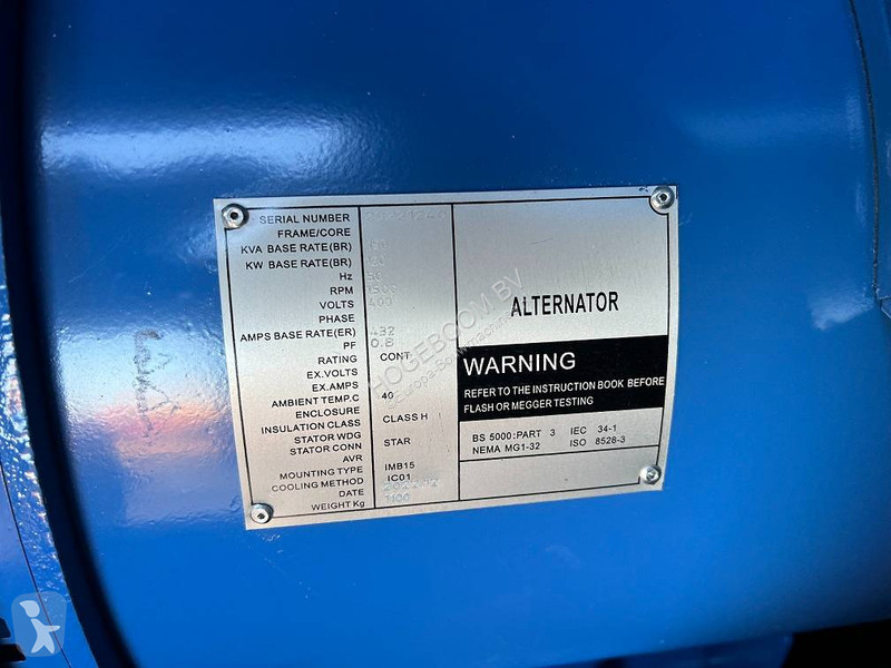 Entreprenørmaskiner Ricardo 150KVA (120KW)...