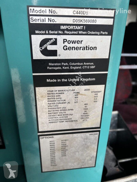 Materiaal voor de bouw Cummins Generator...