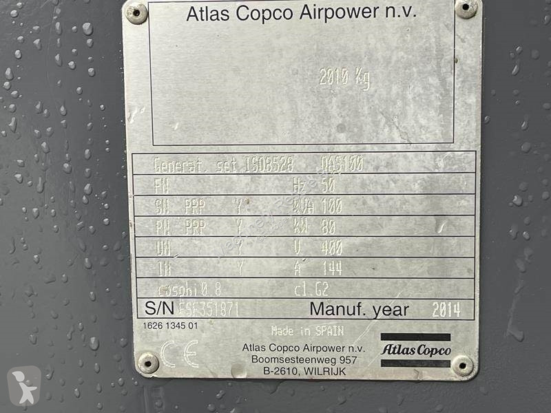 Entreprenørmaskiner Atlas Copco QAS 100