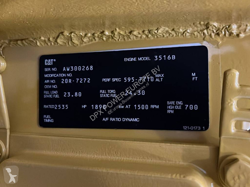 Material de obra Caterpillar 3516B - 2.250 kVA...