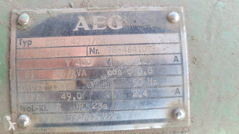 Mezzo da cantiere Deutz 6 Zylinder Deutz 85 KVA...